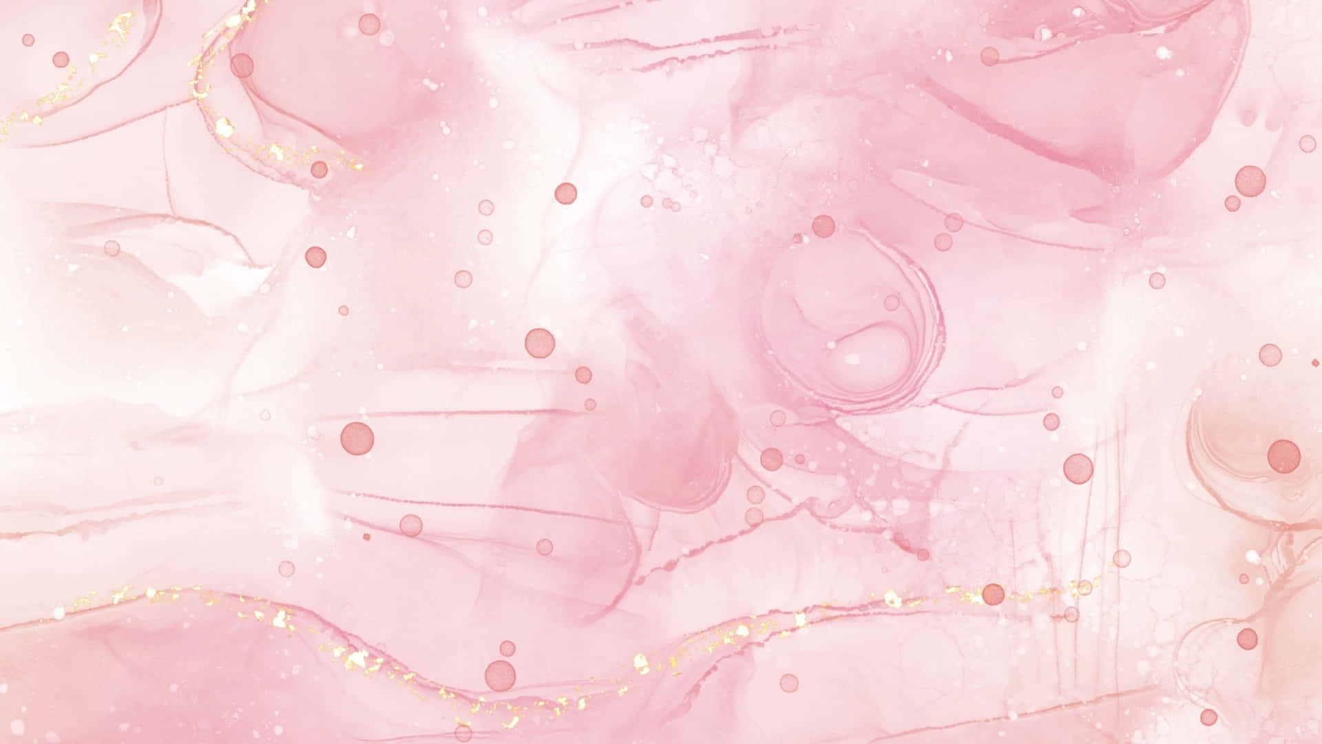 A Minimalist Work Space With A Light Pink Aesthetic Background