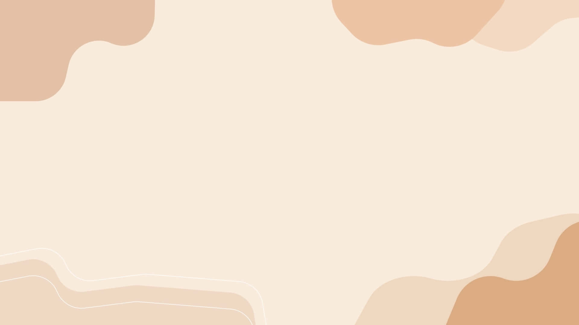 A Minimalistic Wall In Shades Of Brown Background