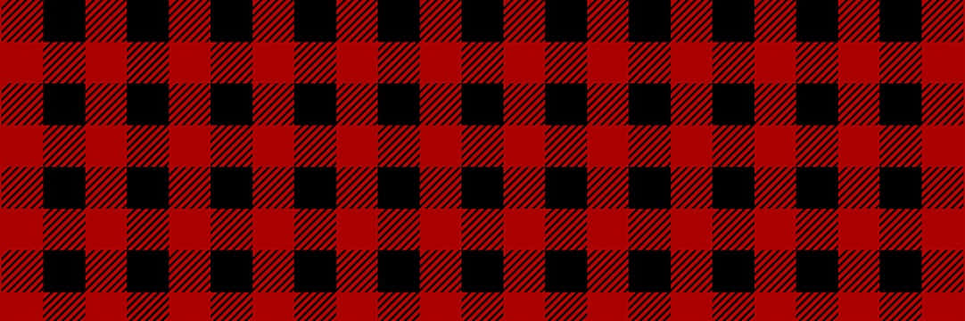 A Modern Red And Black Plaid Pattern