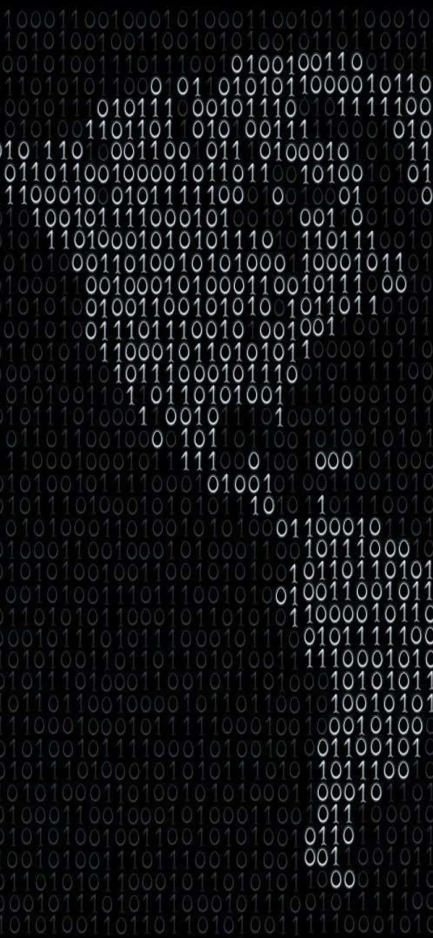 A Modern Tech-savvy Coder Coding On A Sleek Iphone Screen. Background