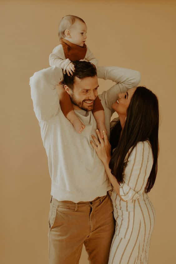 A Moment Of Family Love. Background