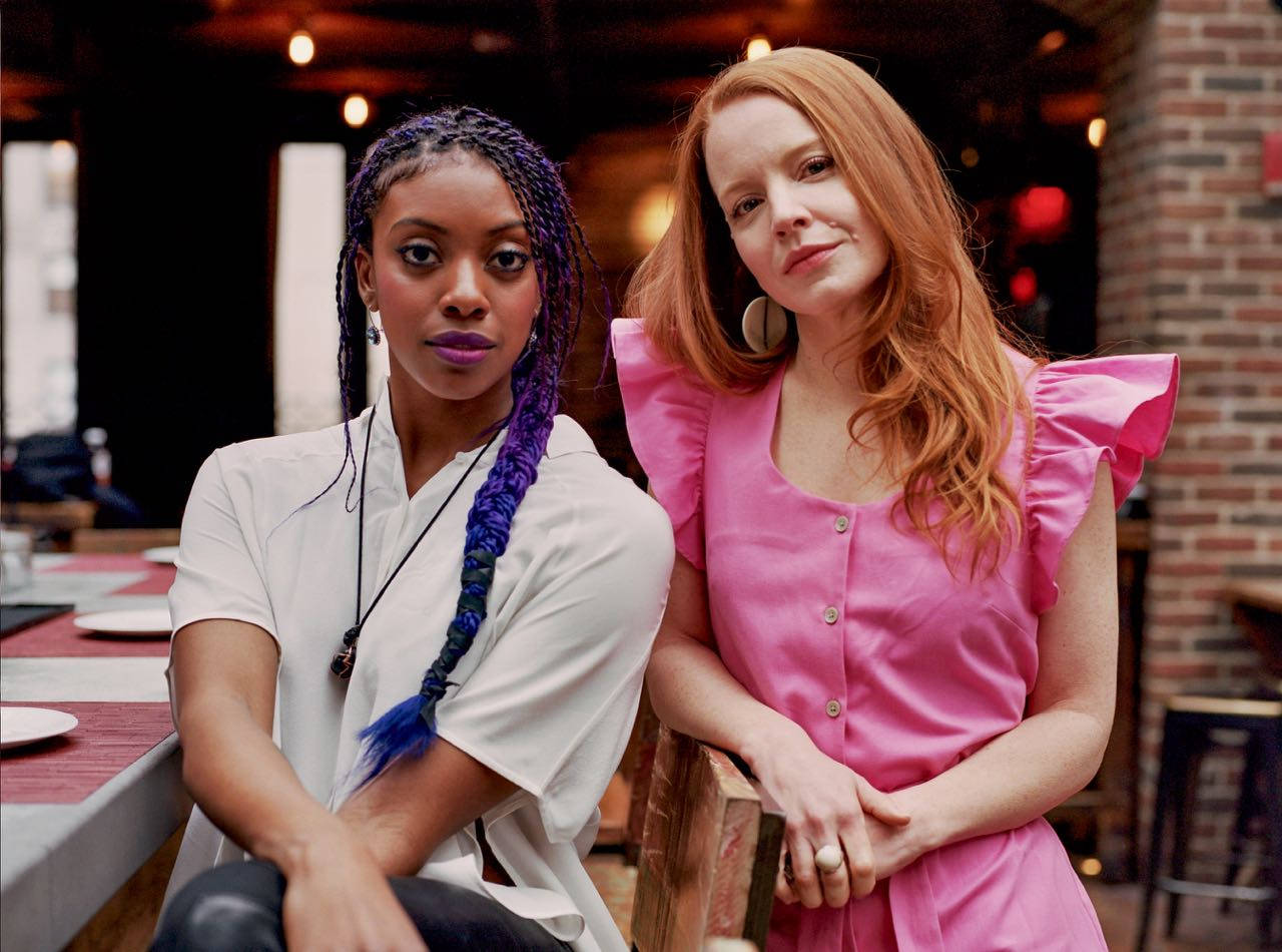 A Moment With Lauren Ambrose And Condola Rashad Background