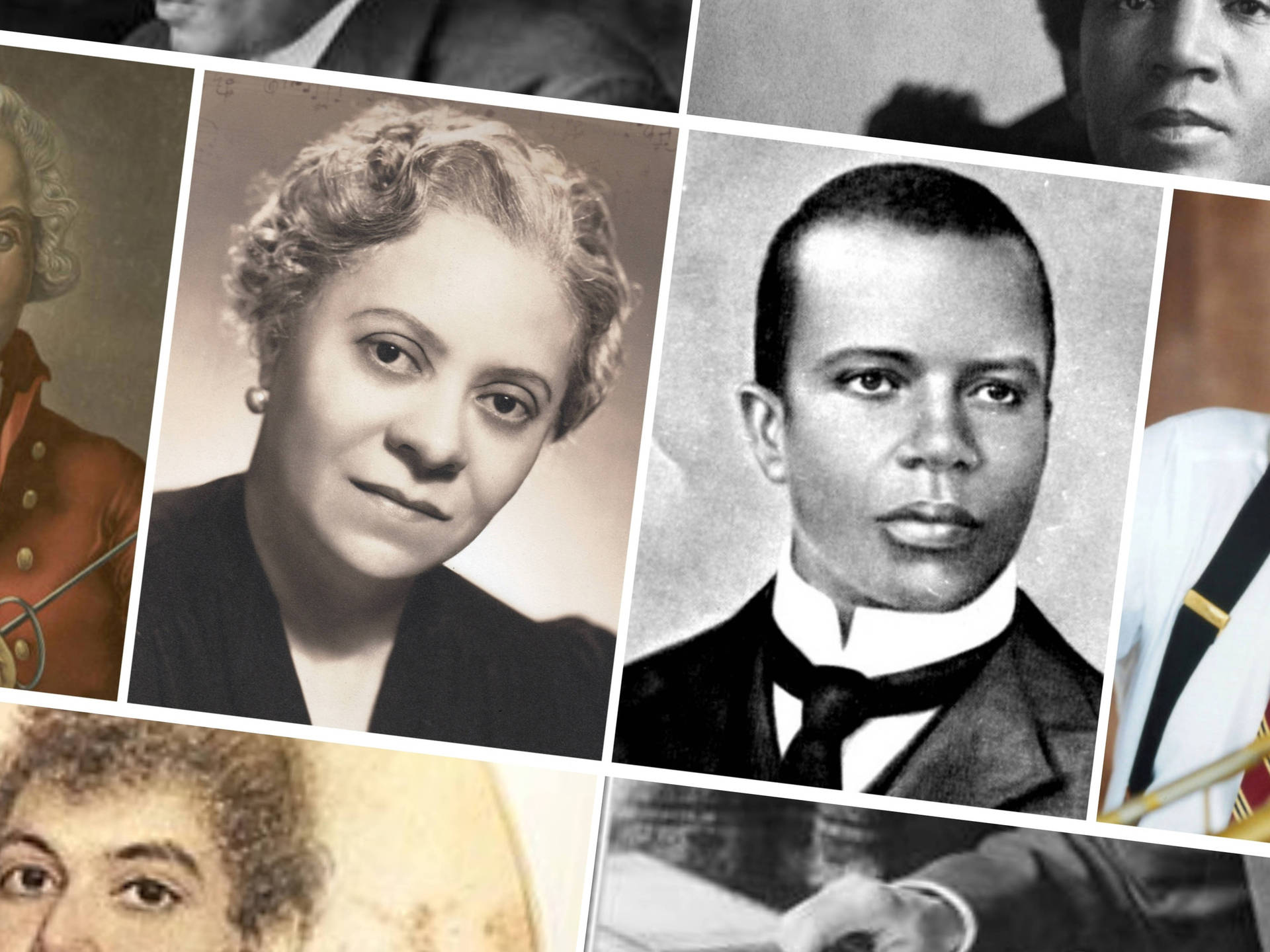 A Montage Of Musical Maestros - Scott Joplin And Other Iconic Composers