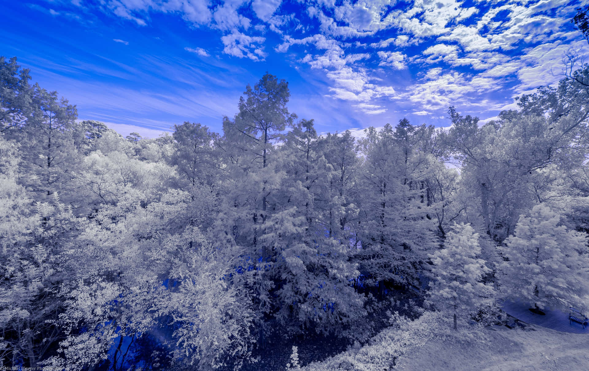 A Mountain Snow-capped Landscape During The Winter Background