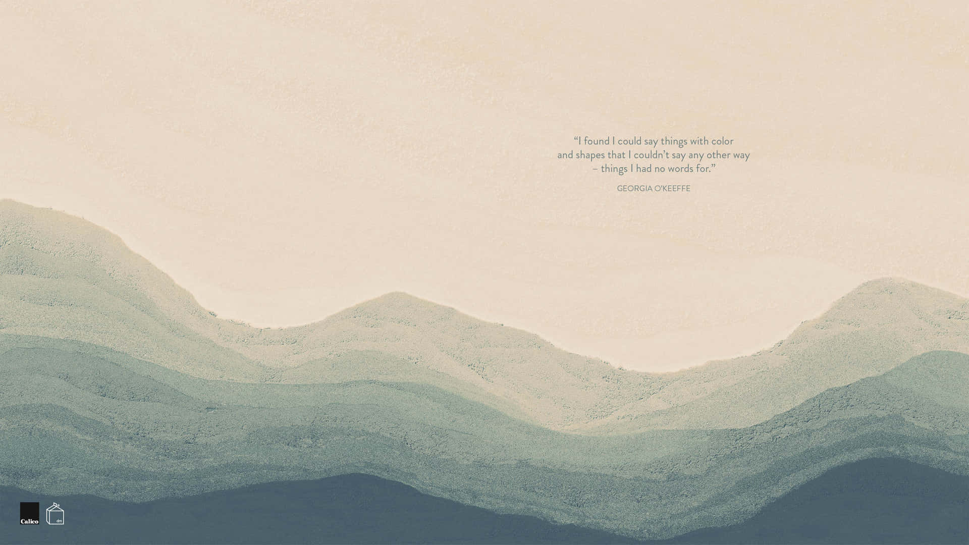 A Mountain With A Quote Background