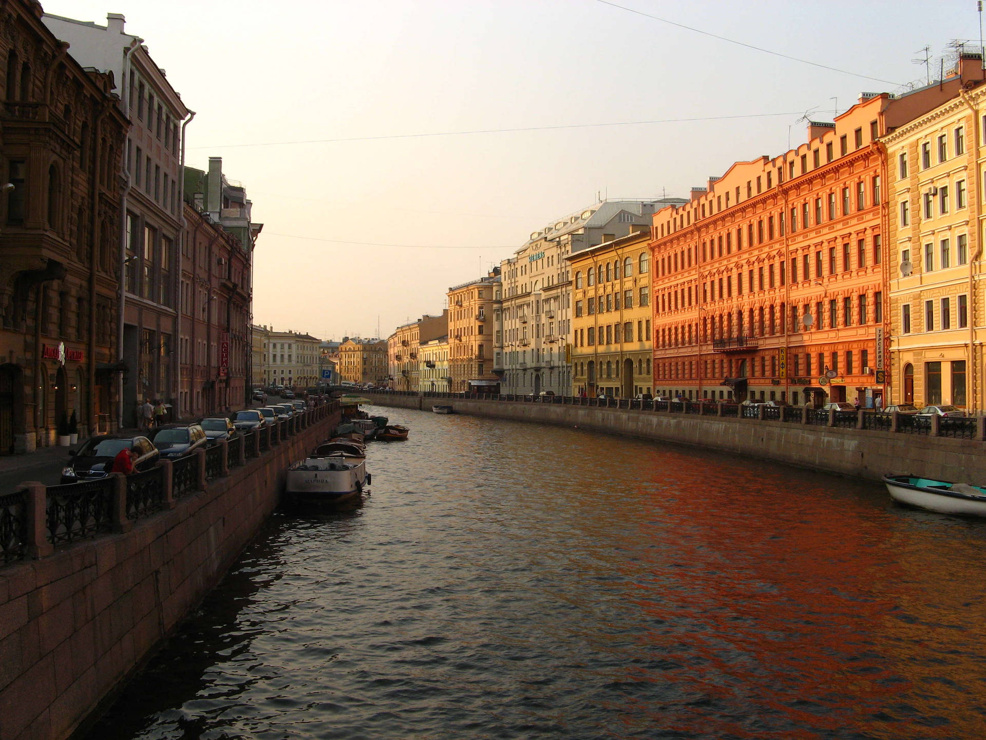 A Moyka River In St. Petersburg