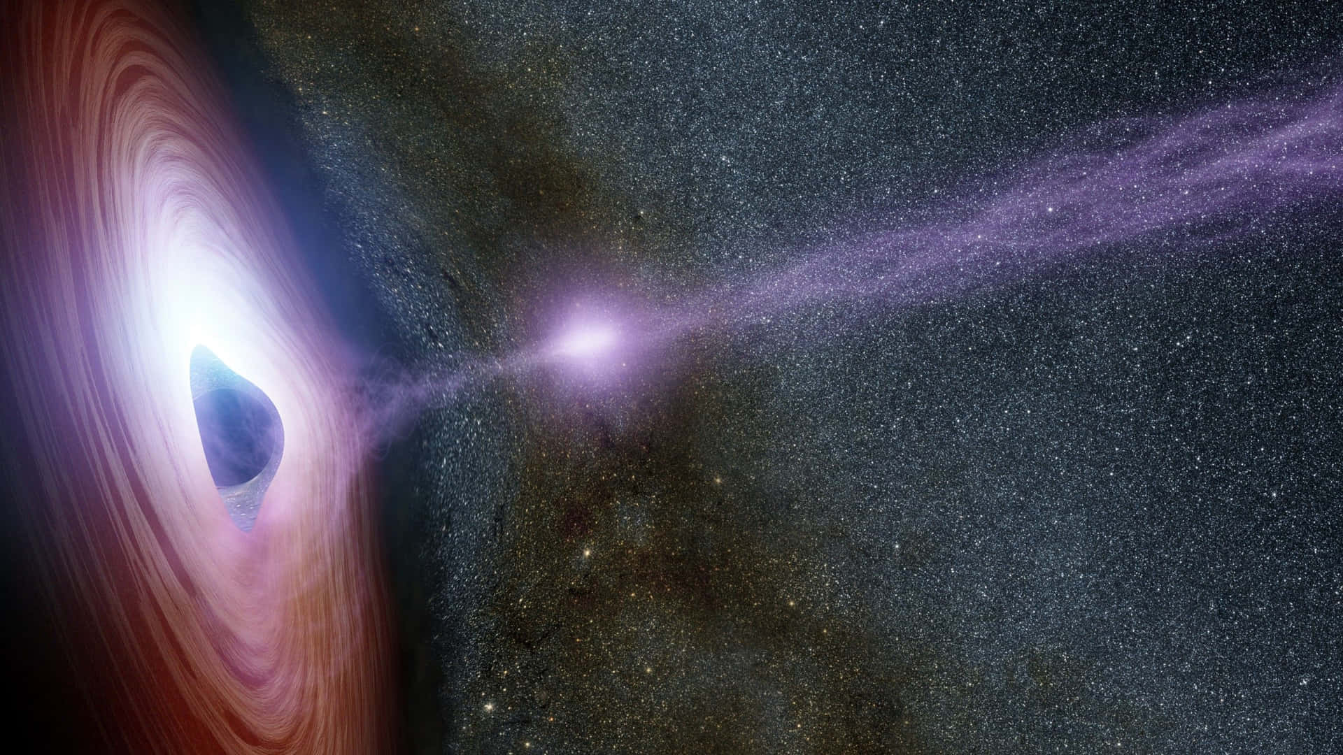 A Mysterious Black Cosmic Void. Background