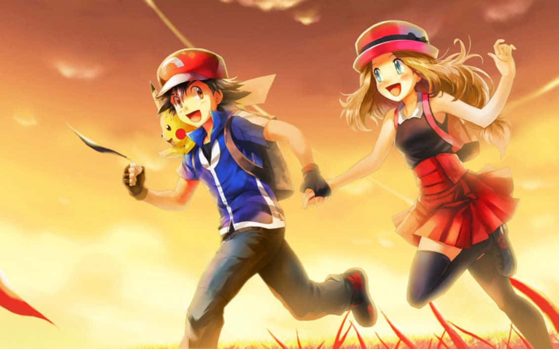 A Mysterious Pokemon X Y Creature Appears Background