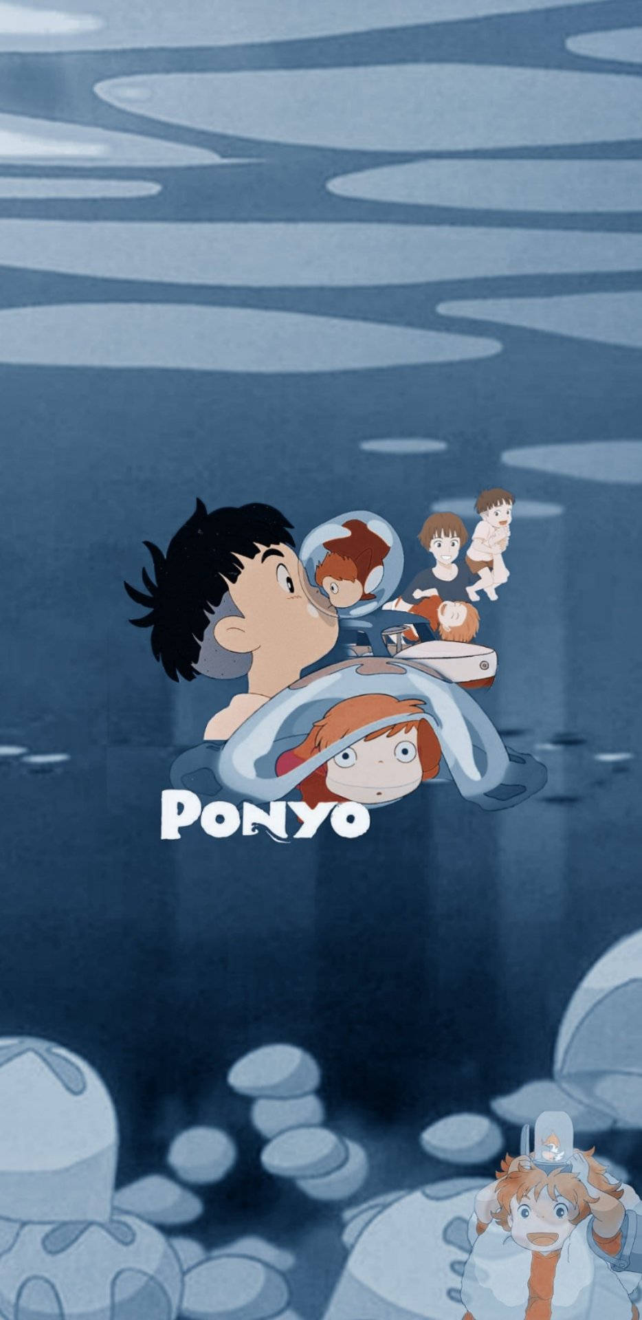 A Mystic Night With Ponyo Background