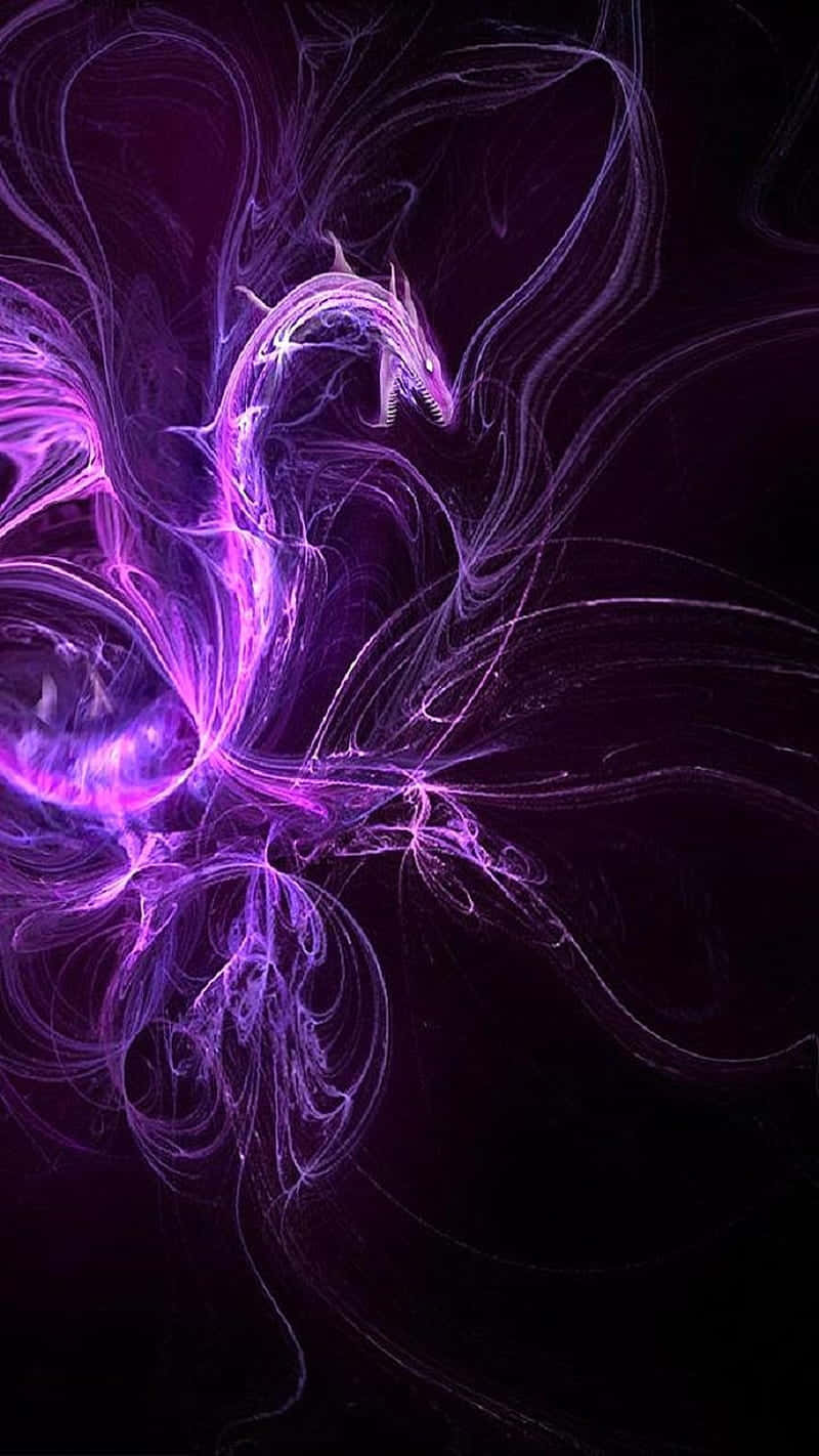 A Mystical Dragon Roars In All Its Glory Background