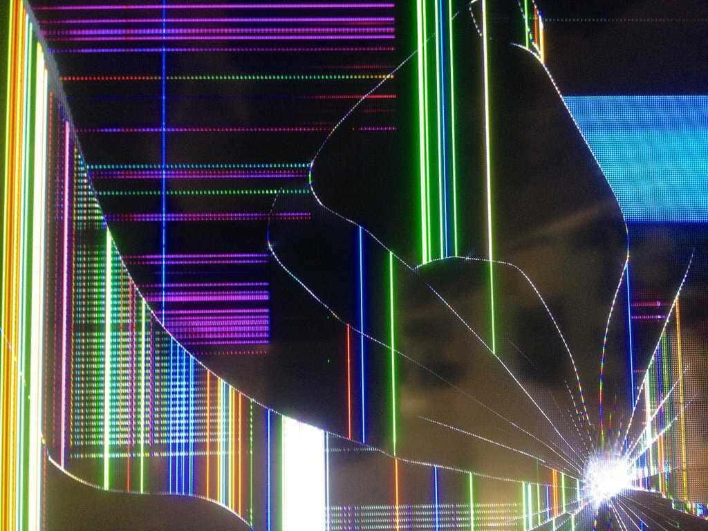A Neglected Relic - Broken Television Background