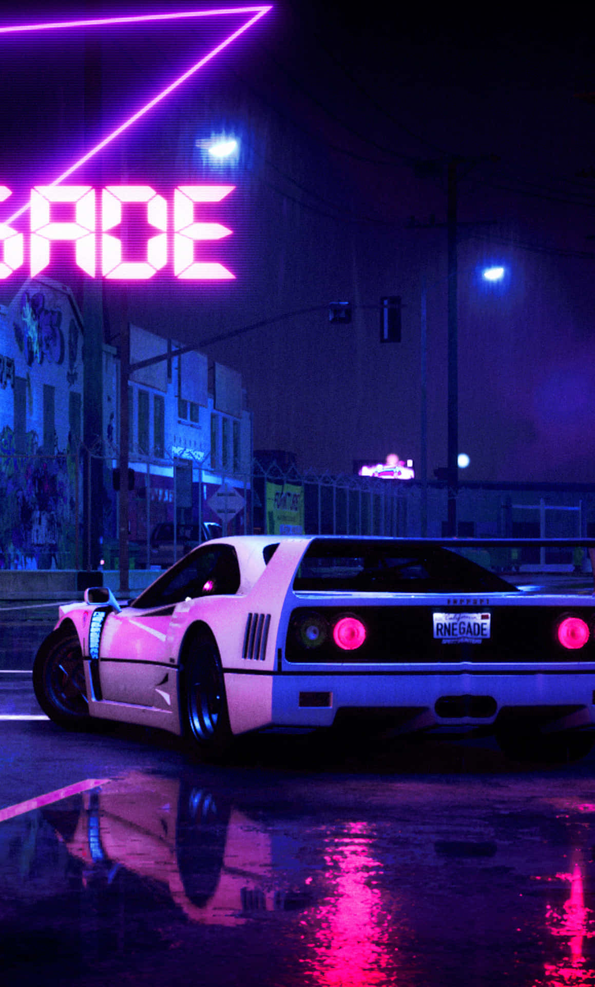 A Neon Sign With The Words 'savage' On It Background
