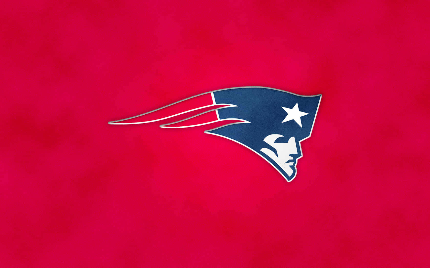 A New England Patriots Logo On A Red Background Background