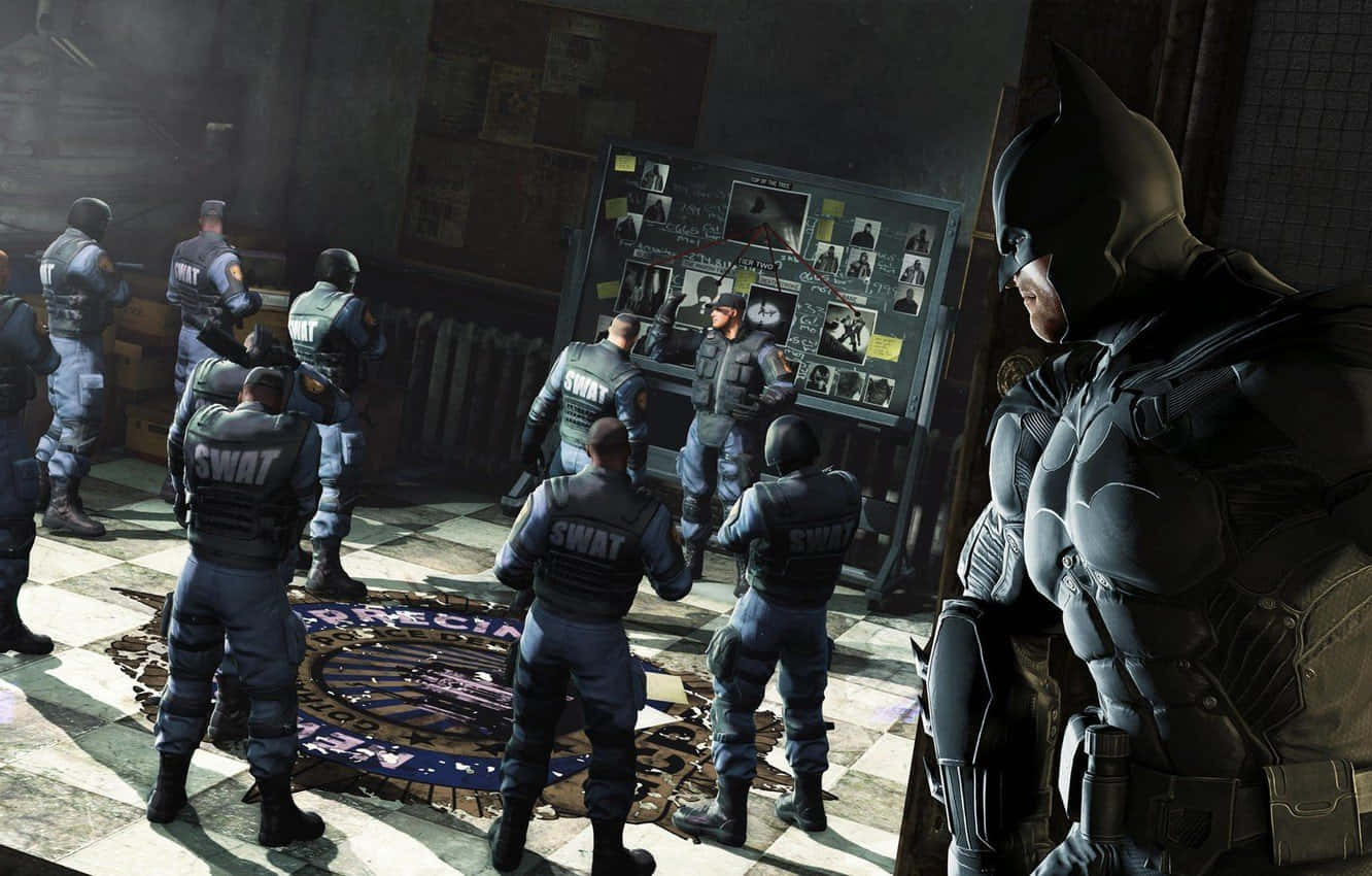 ”a New Generation Of Justice In The Dark Of Gotham City” Background