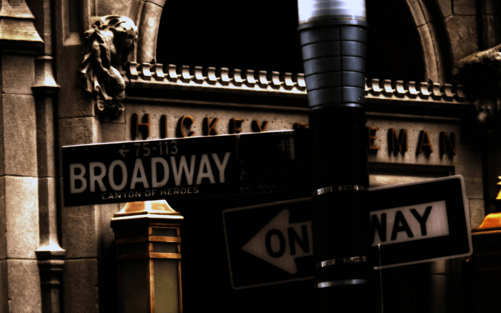 A Night At Broadway Background