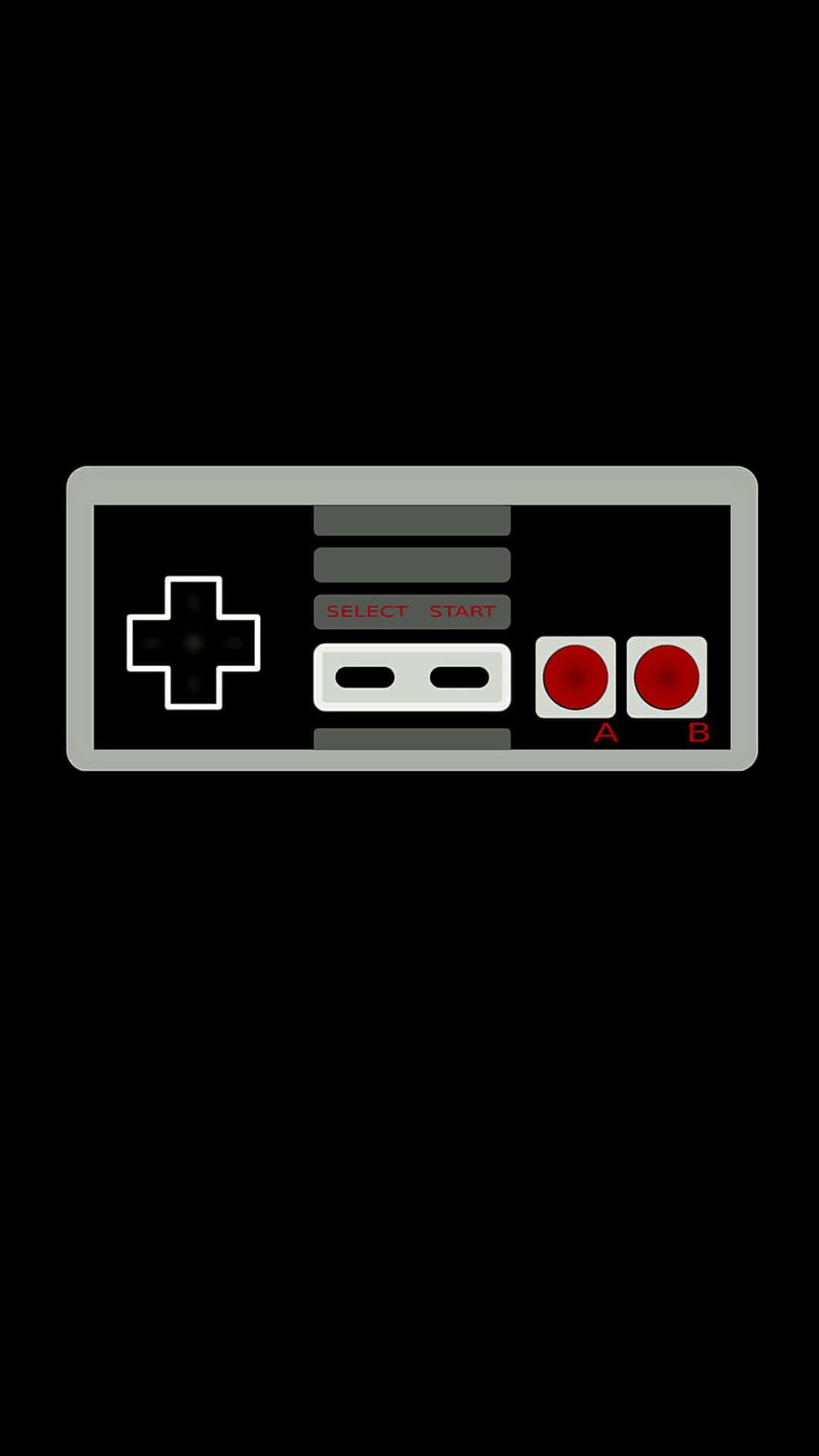 A Nintendo Game Controller On A Black Background