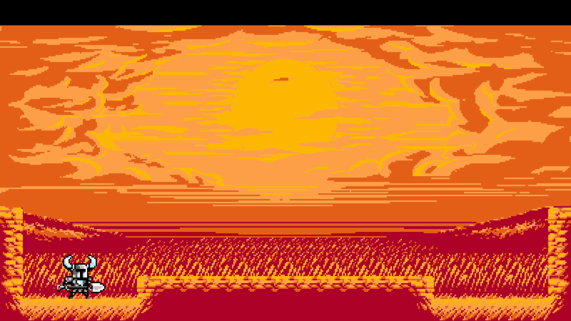 A Nintendo Game With A Sun In The Background