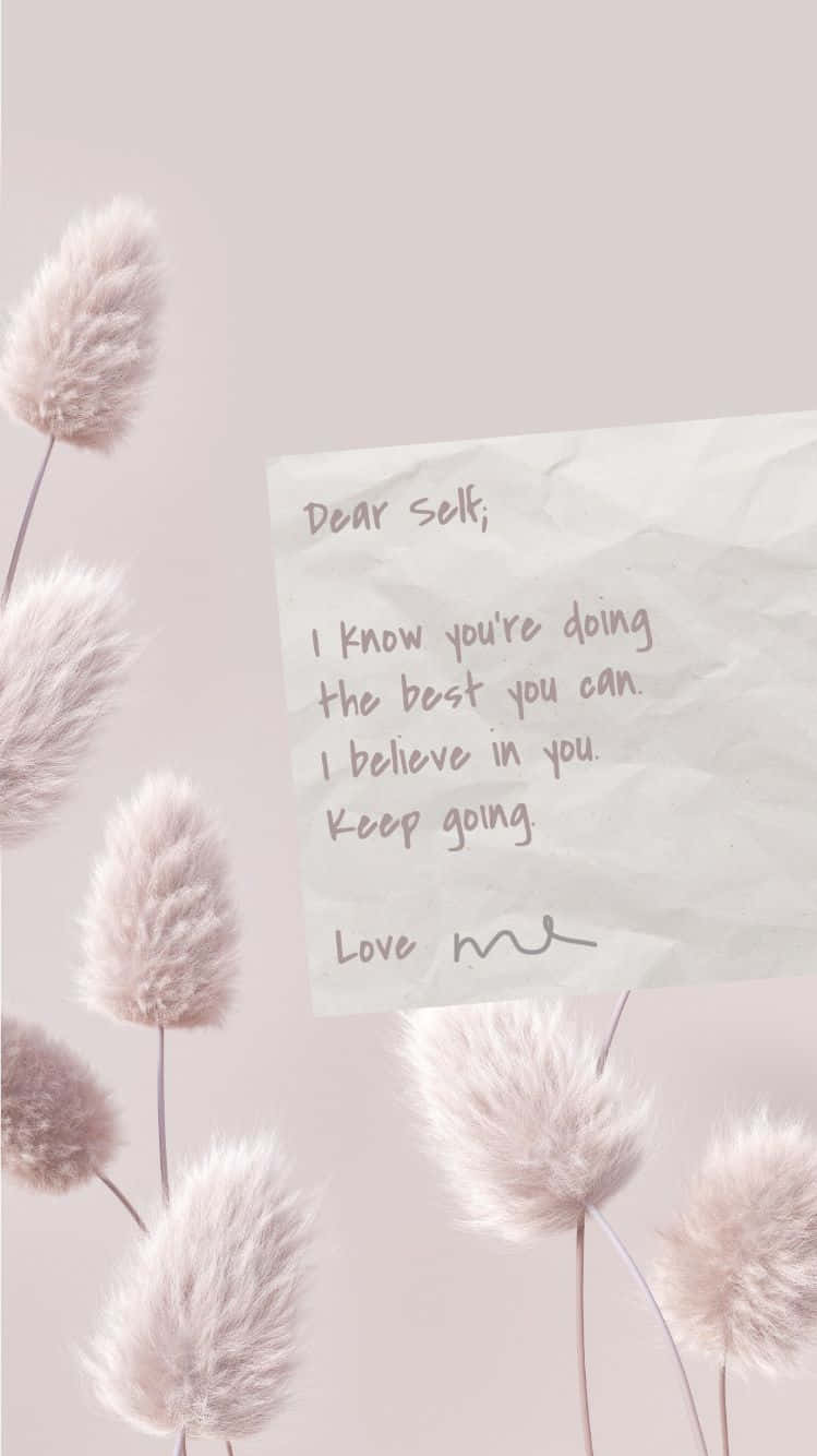 A Note With The Words I Know You Are The Best Background