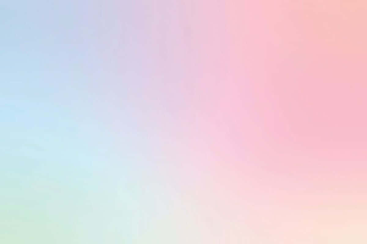 A Pastel Colored Background With A Rainbow Background