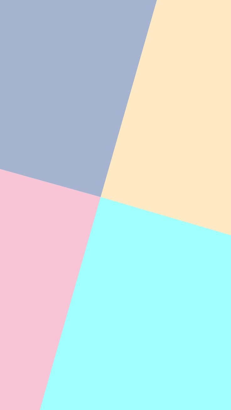A Pastel Colored Background With A Triangle Shape Background
