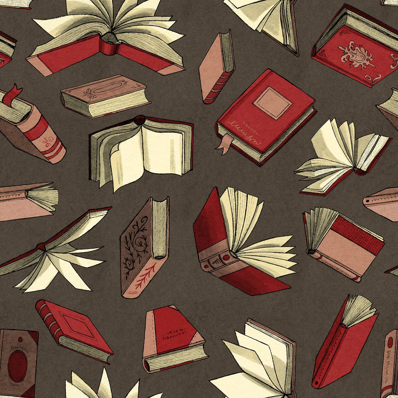 A Pattern Of Books Background