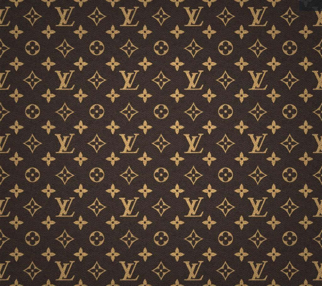 A Pattern Of Classic Louis Vuitton Monogram Print