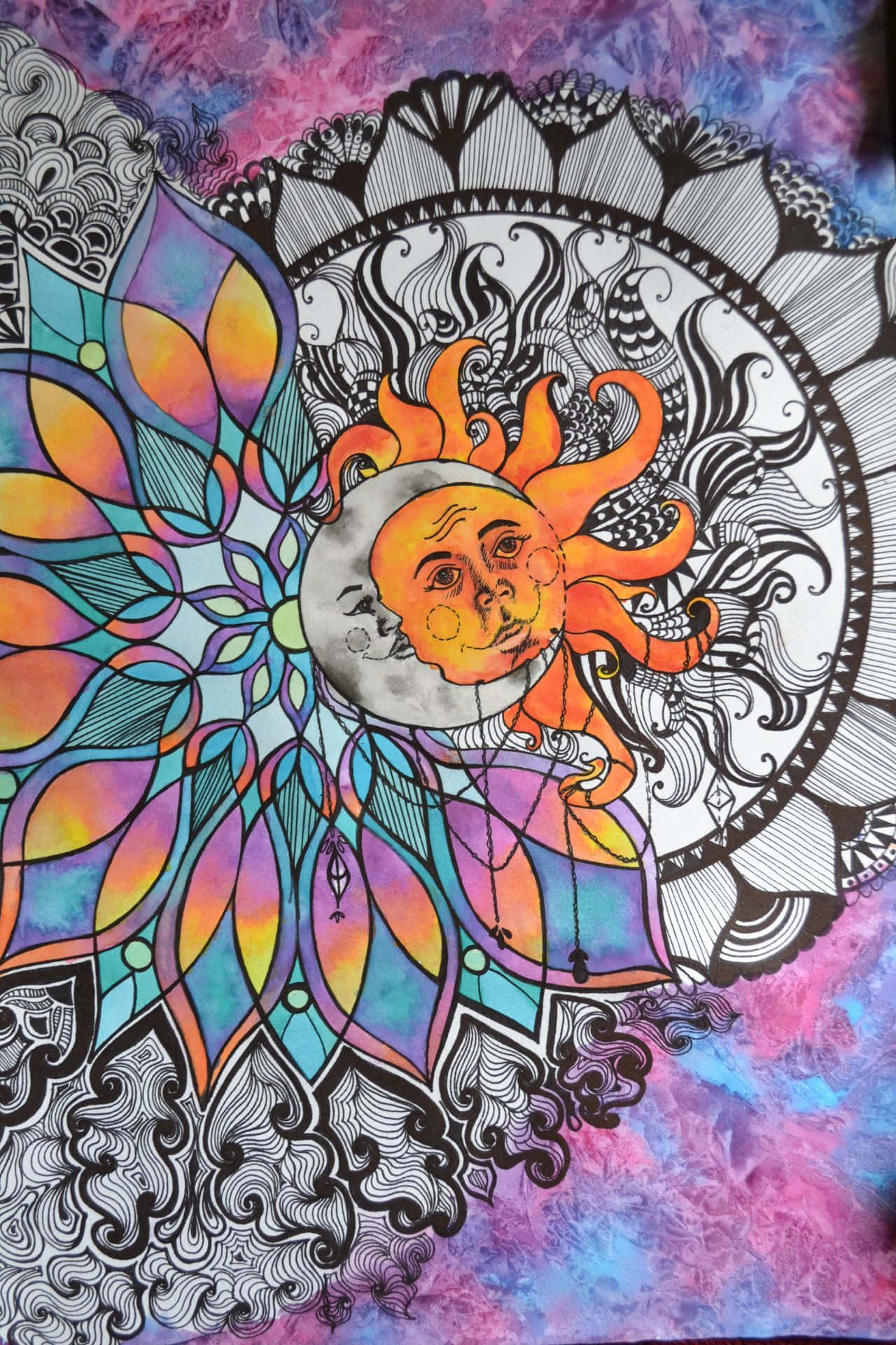 A Peaceful Explorer On A Journey Of Self-discovery Background