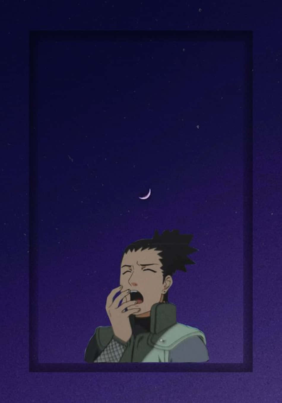 A Peaceful Look From Shikamaru. Background