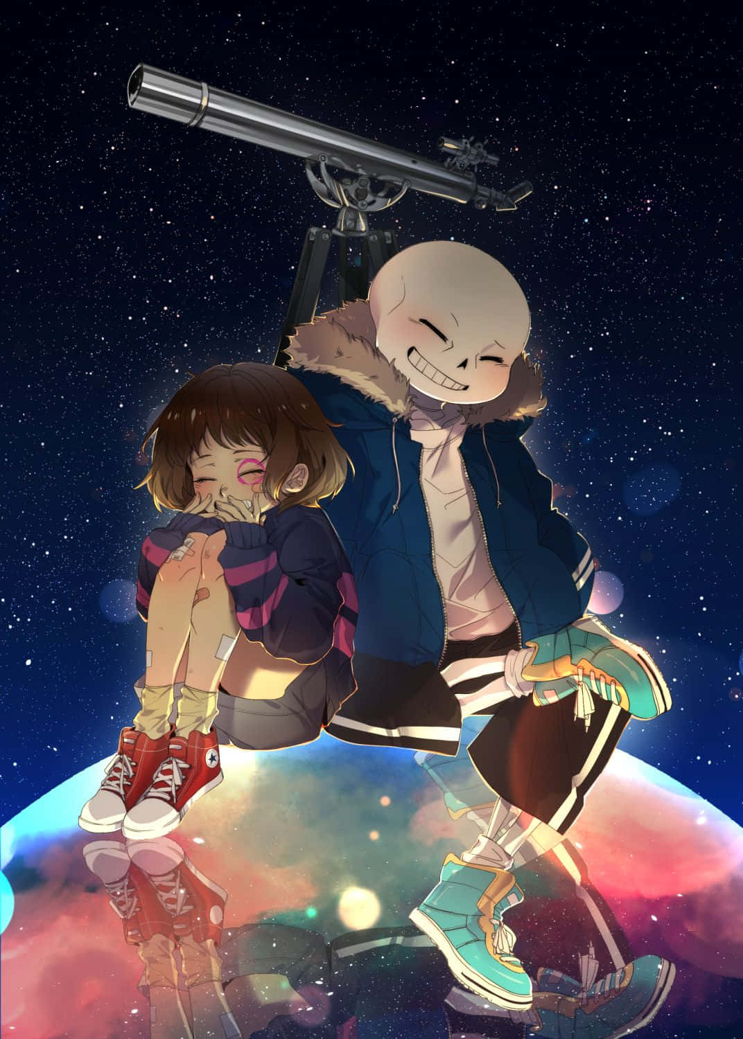 A Peaceful Moment For Undertale Frisk Background