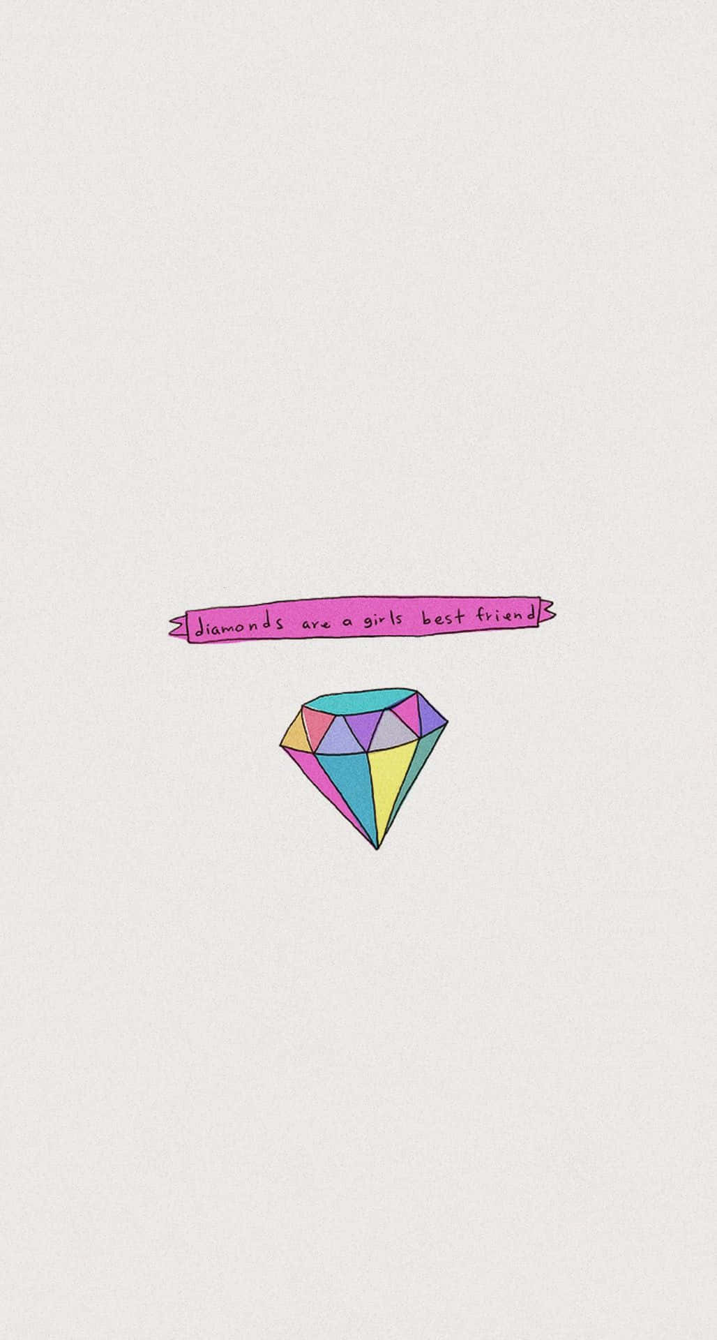A Pencil With A Diamond On It Background