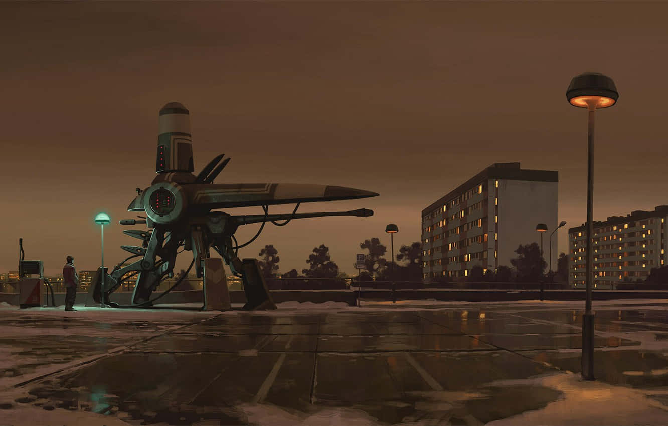 A Peripheral Weapon In The City Background