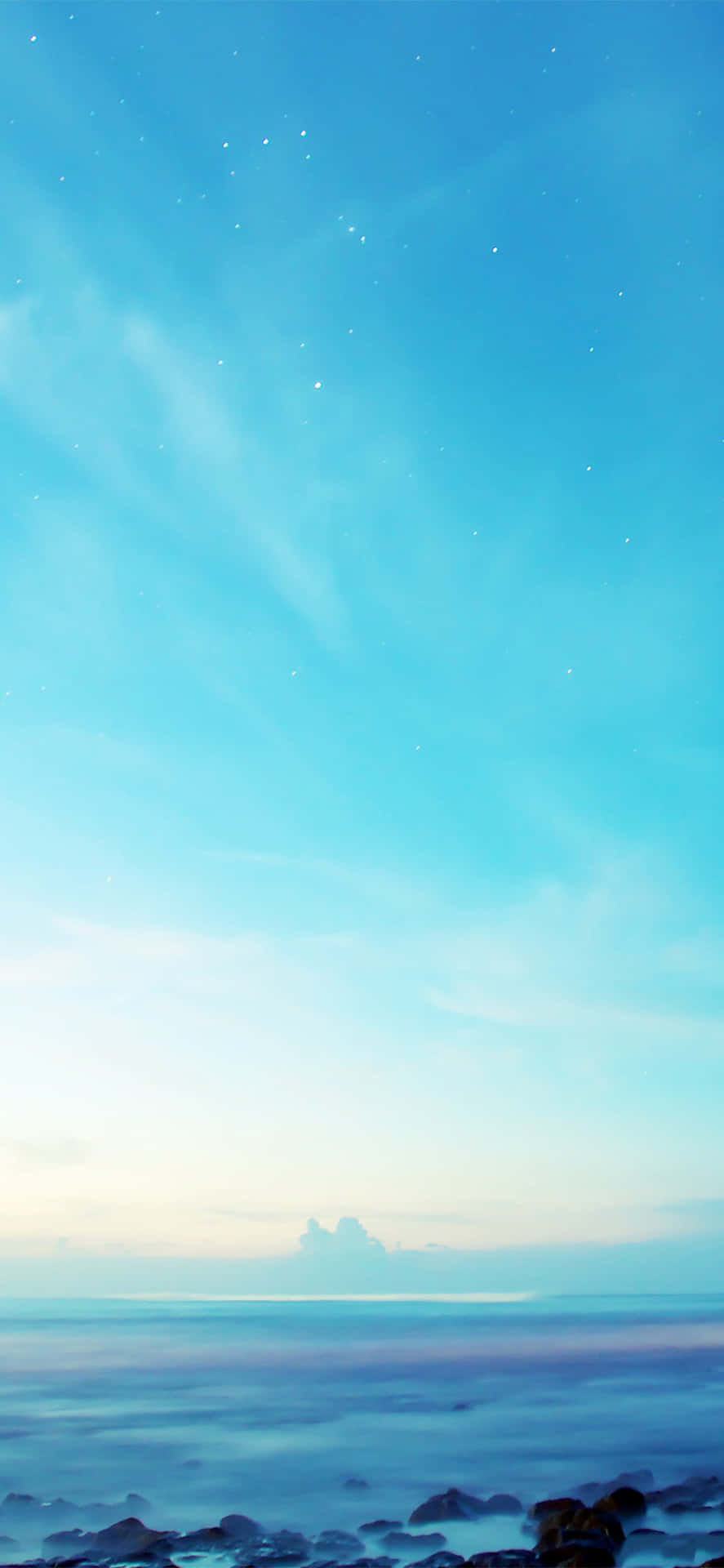 A Person Is Standing On A Beach Background