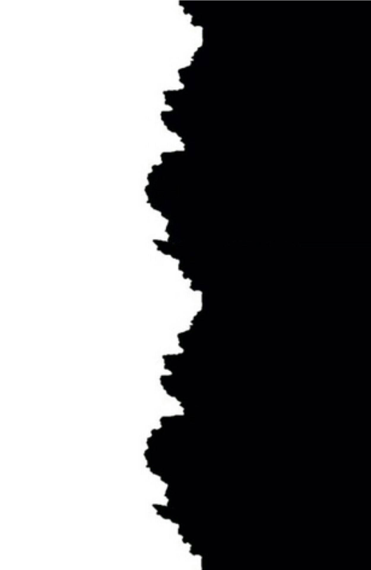 A Photo Split In Black Curves Background