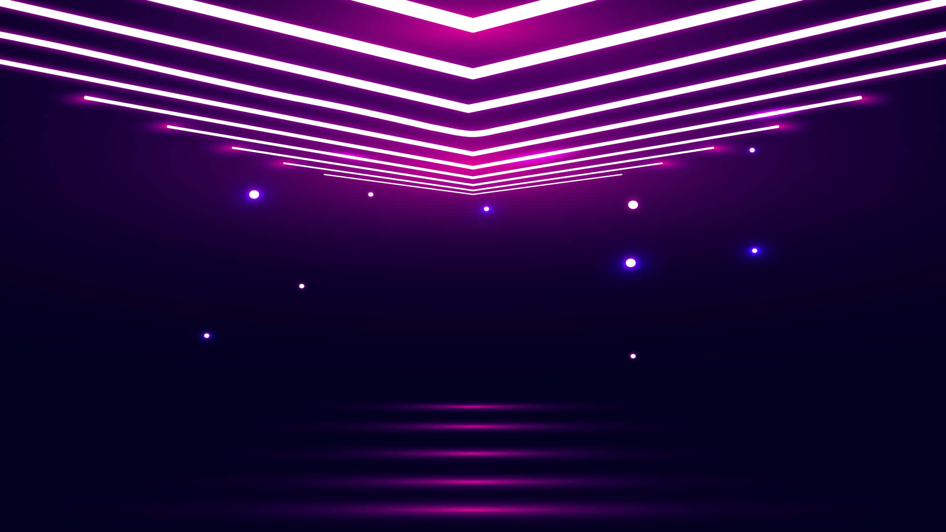 A Phuturistic Computer With Hints Of Neon Background