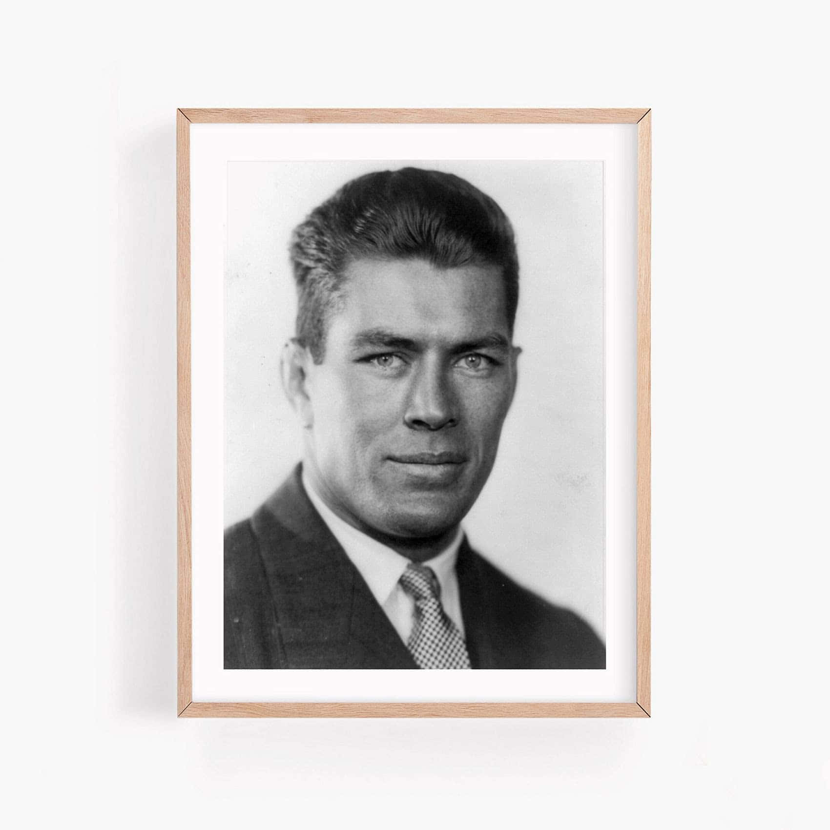A Picture Frame Of Gene Tunney