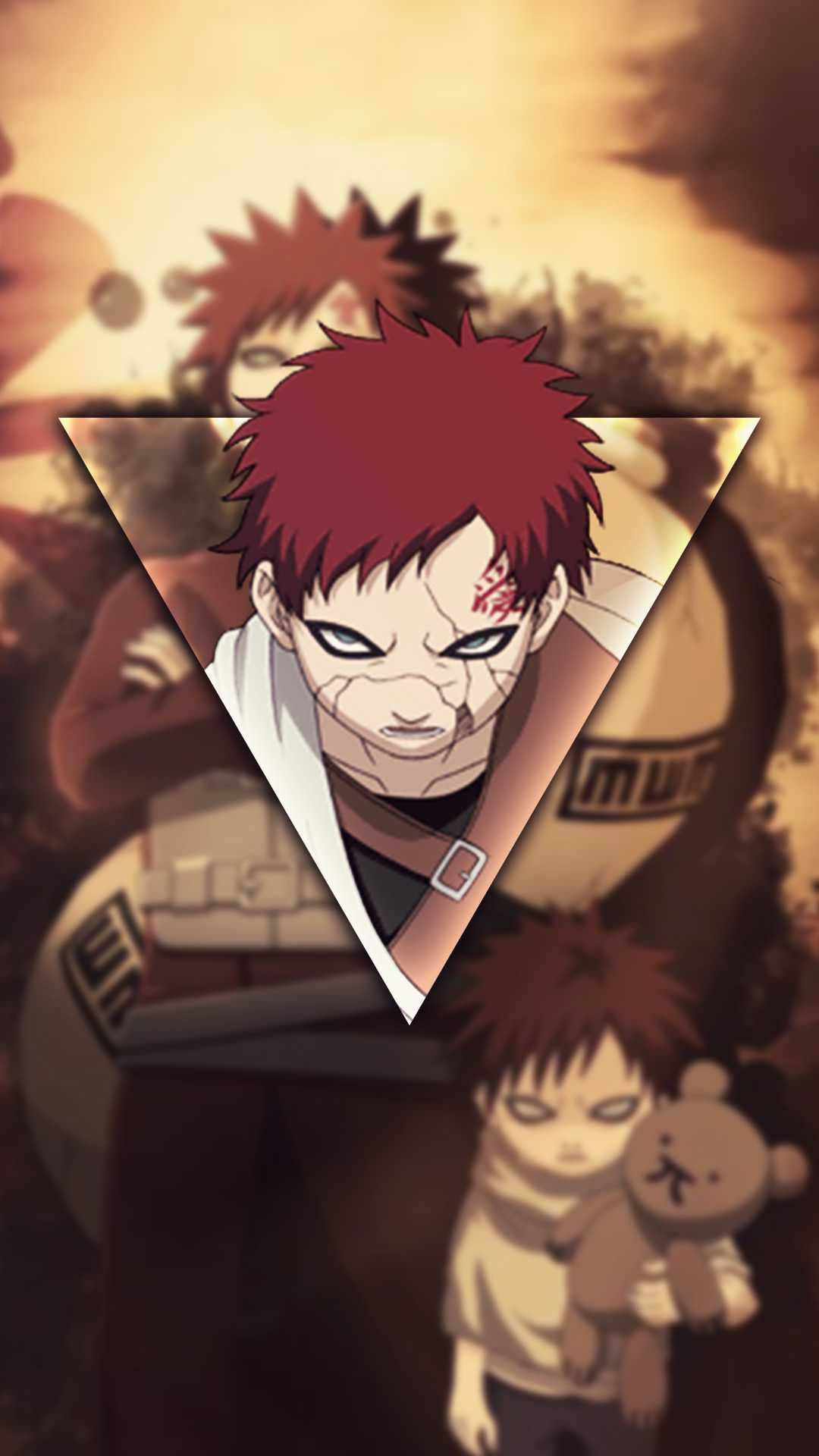 A Picture Of An Anime Character With Red Hair Background