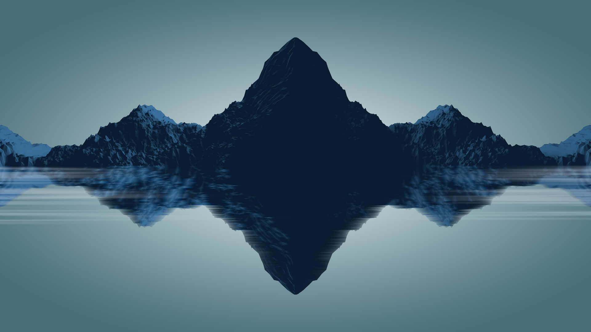 A Picture Of Majestic Beauty Of Nature- Minimalist Mountain Background