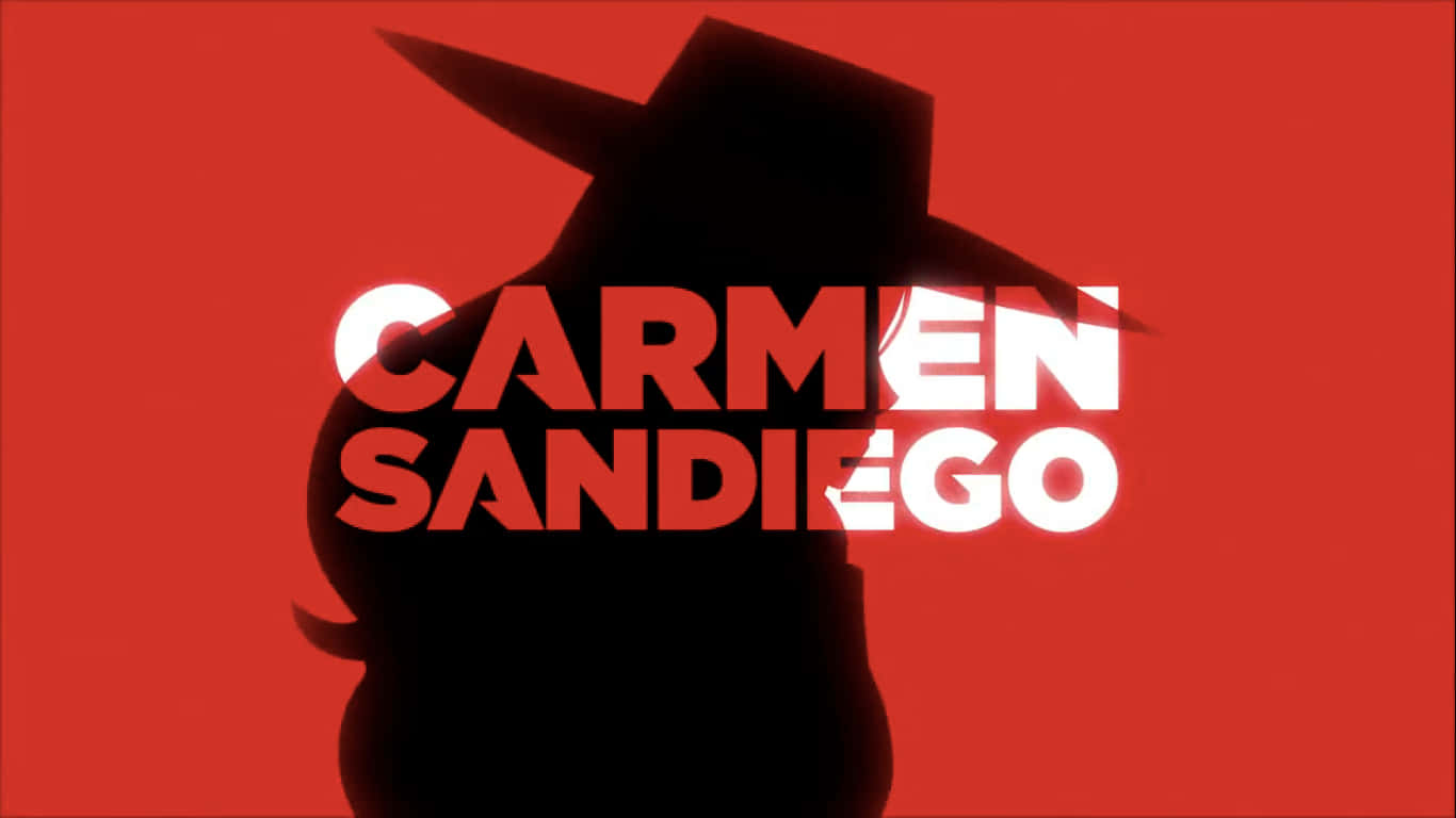 A Picture Of The Iconic Detective Carmen Sandiego Background