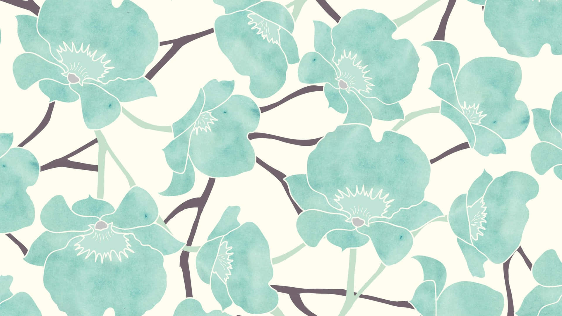 A Picture Of Vibrant Teal Desktop Background