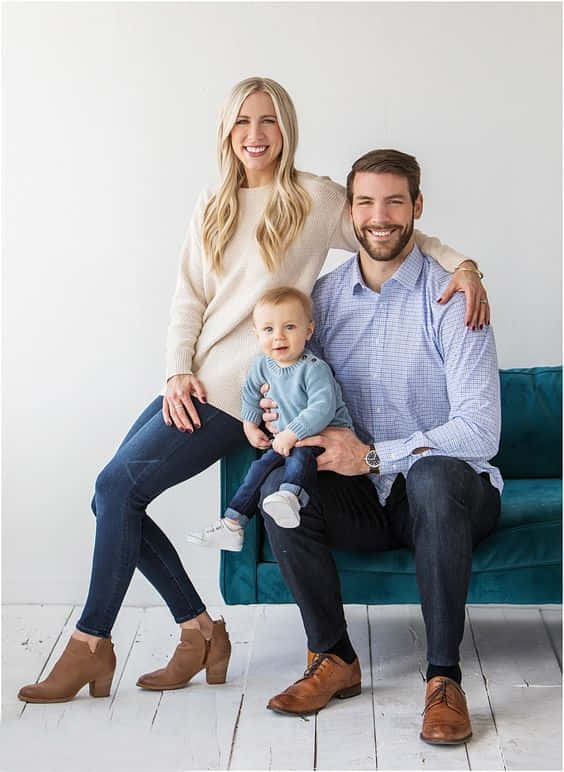 A Picture-perfect Family Portrait Background