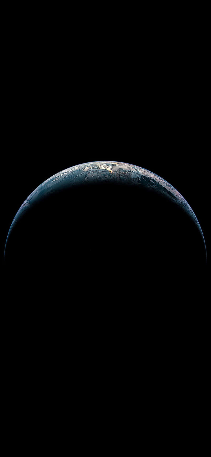 A Picture Perfect View Of Earth From Space Background