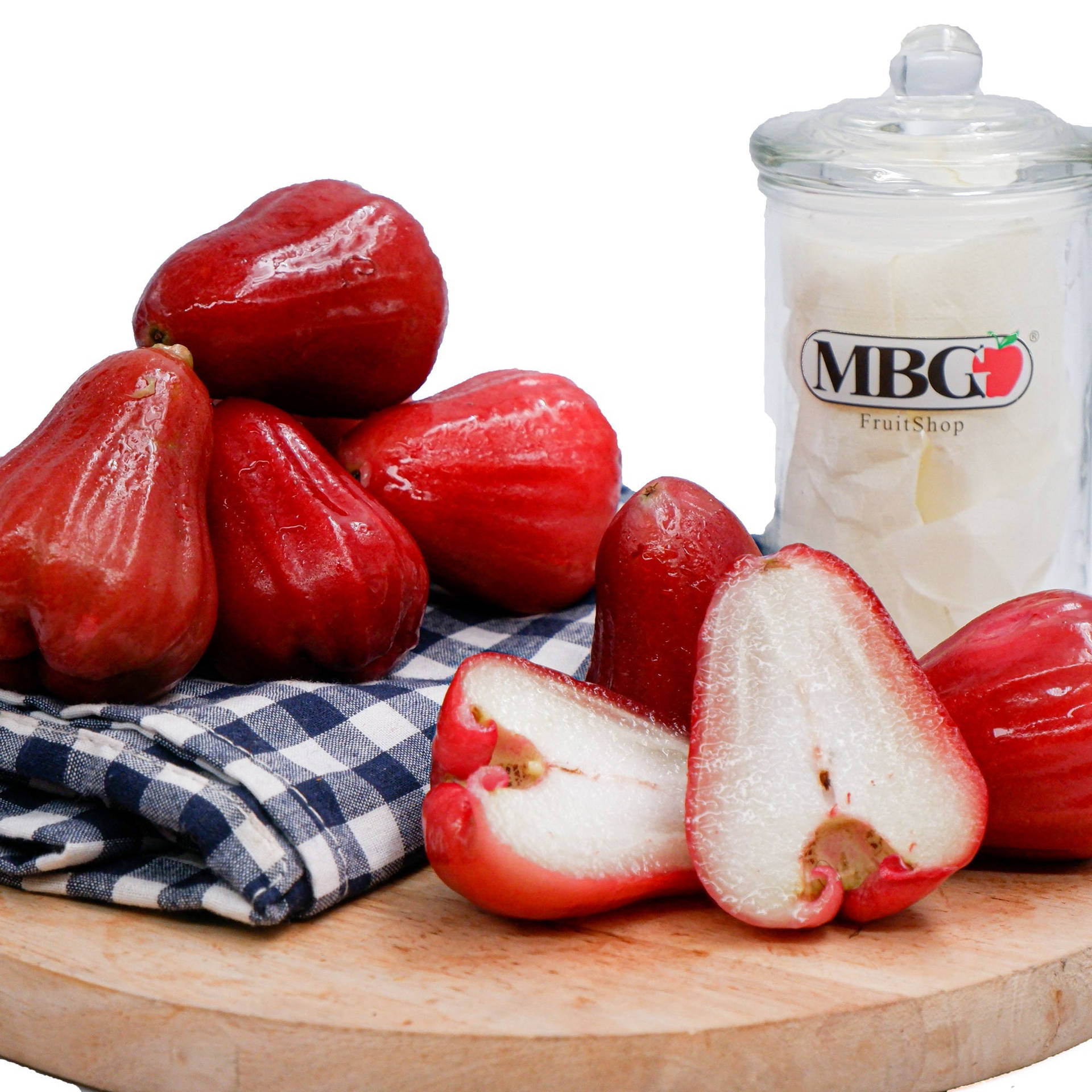 A Pile Of Fresh Red Apples Close-up View Background