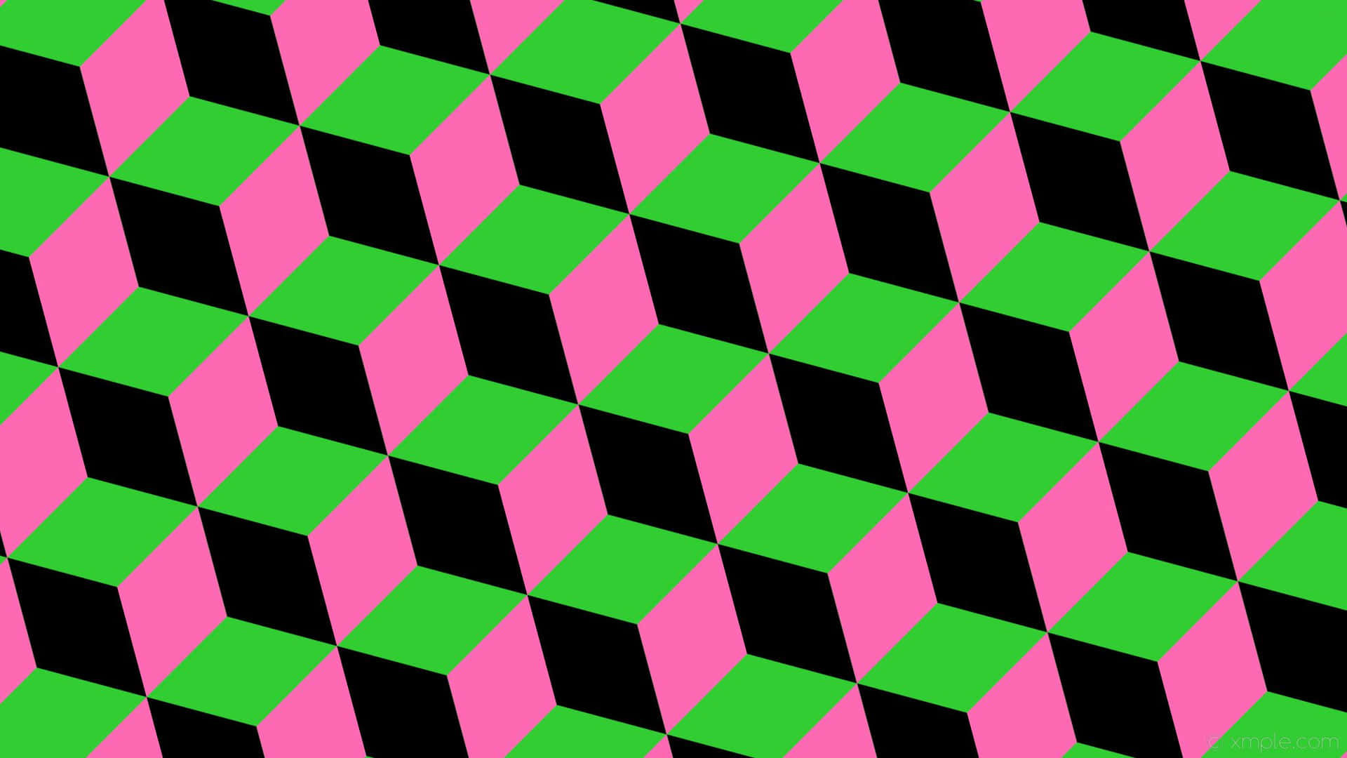 A Pink And Black Tiled Pattern With A Pink And Black Background Background