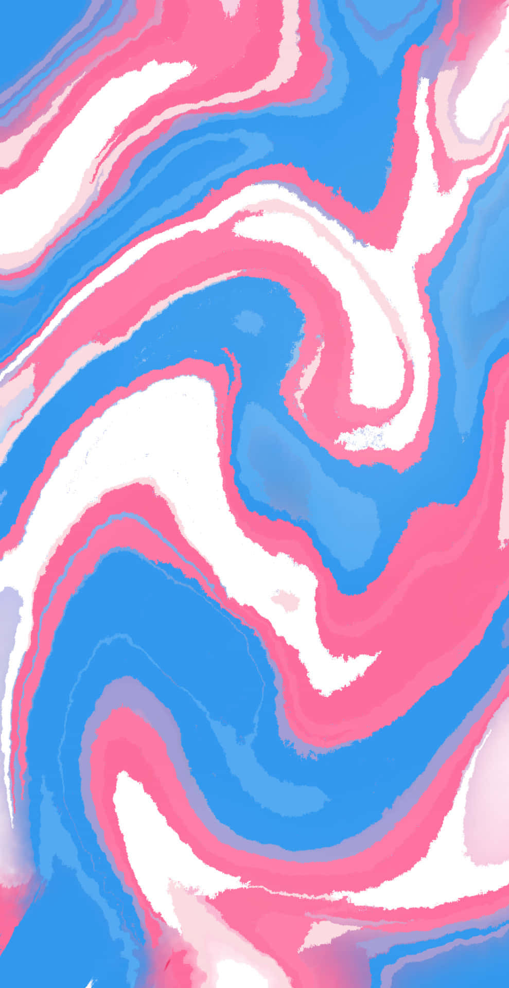 A Pink And Blue Swirled Pattern On A Blue Background Background