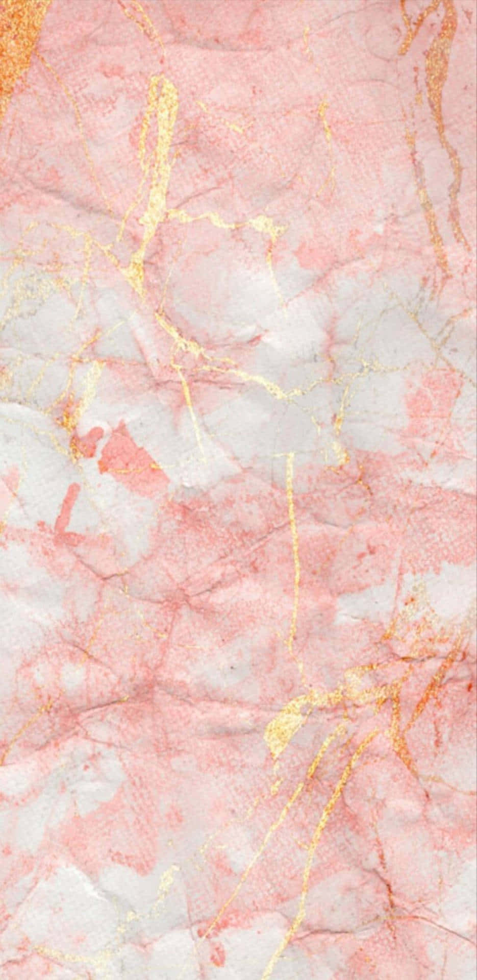 A Pink And Gold Marble Background