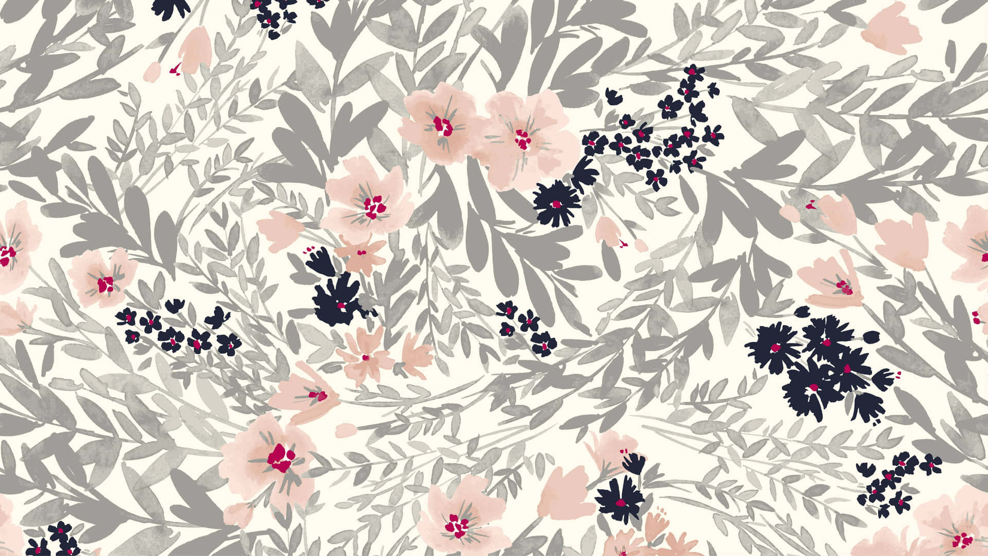 A Pink And Gray Floral Pattern Background