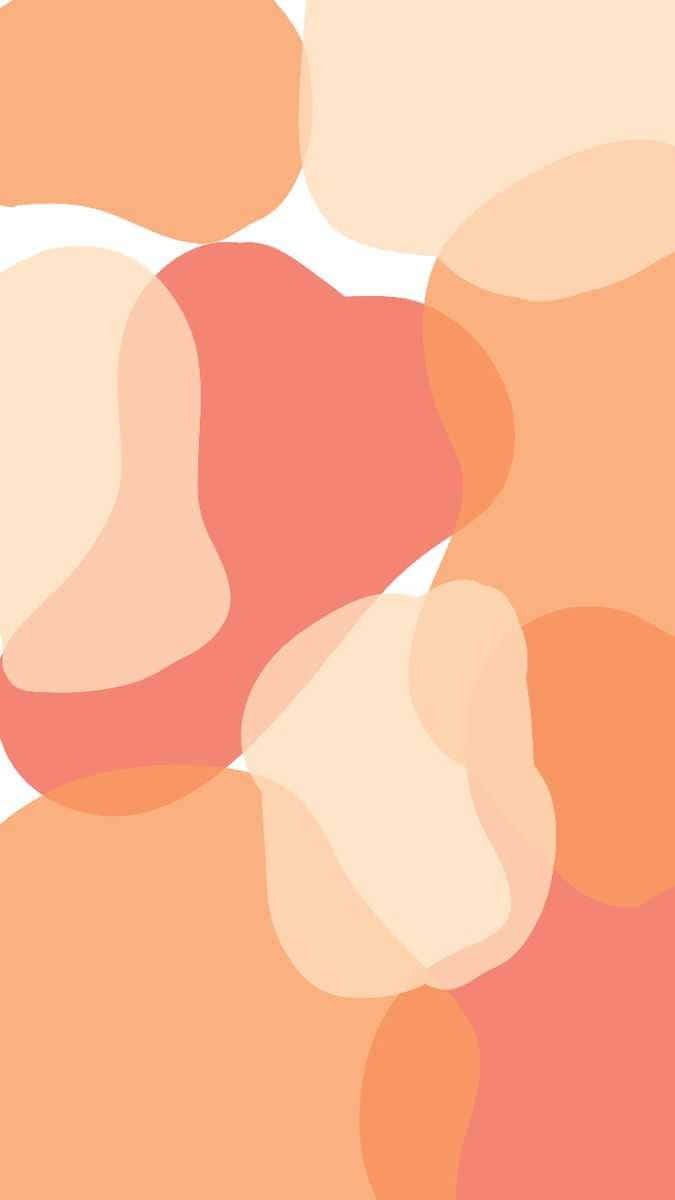 A Pink And Orange Abstract Pattern Background