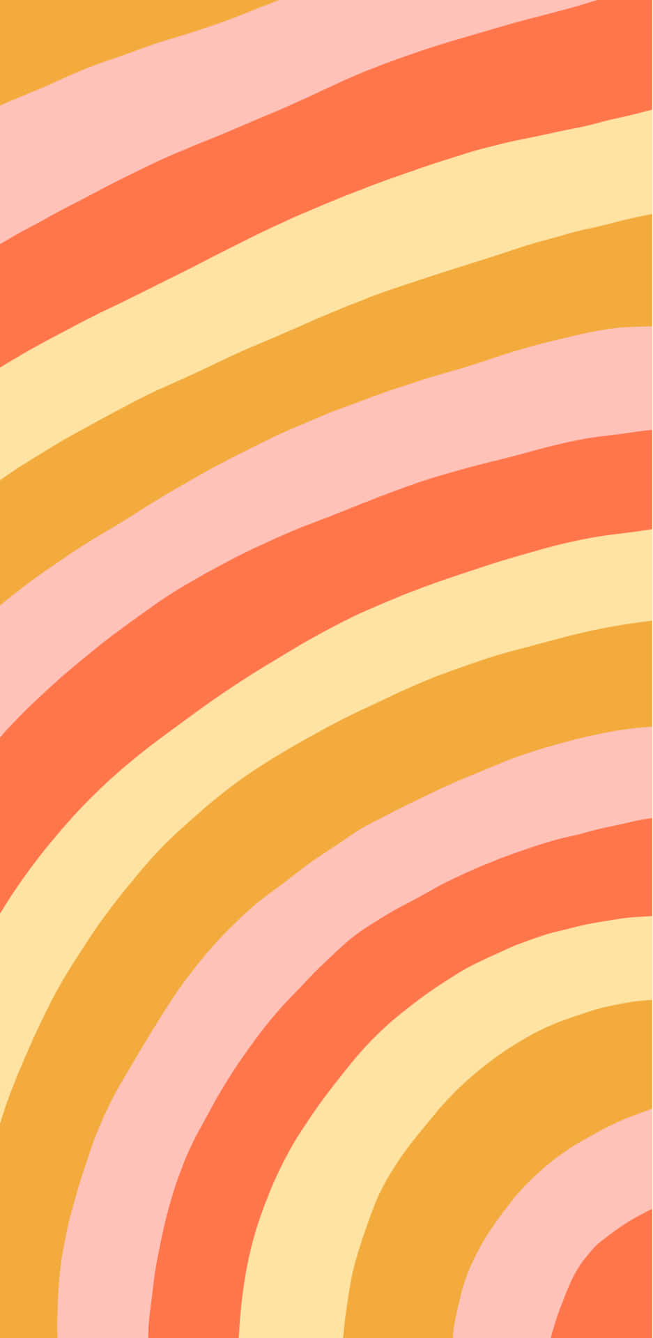 A Pink And Orange Striped Wallpaper Background