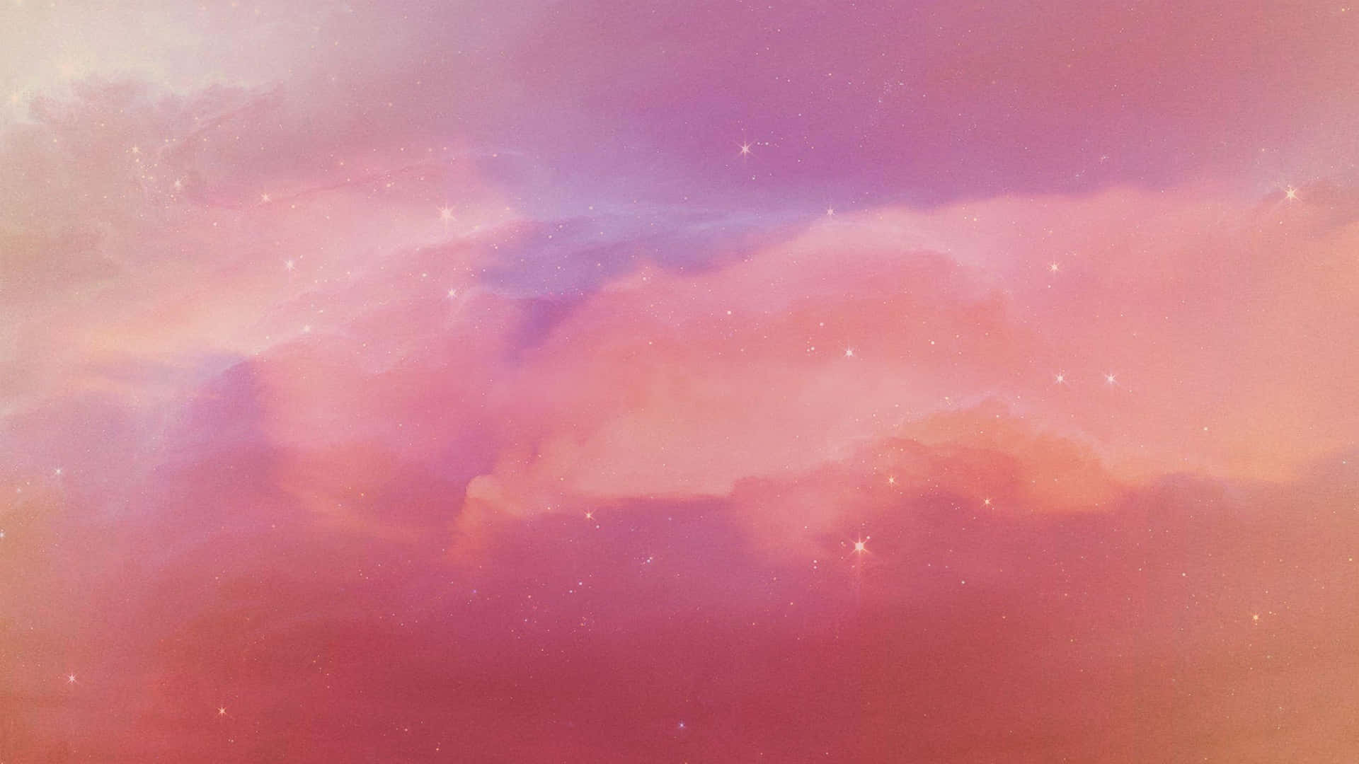 A Pink And Purple Sky With Clouds Background