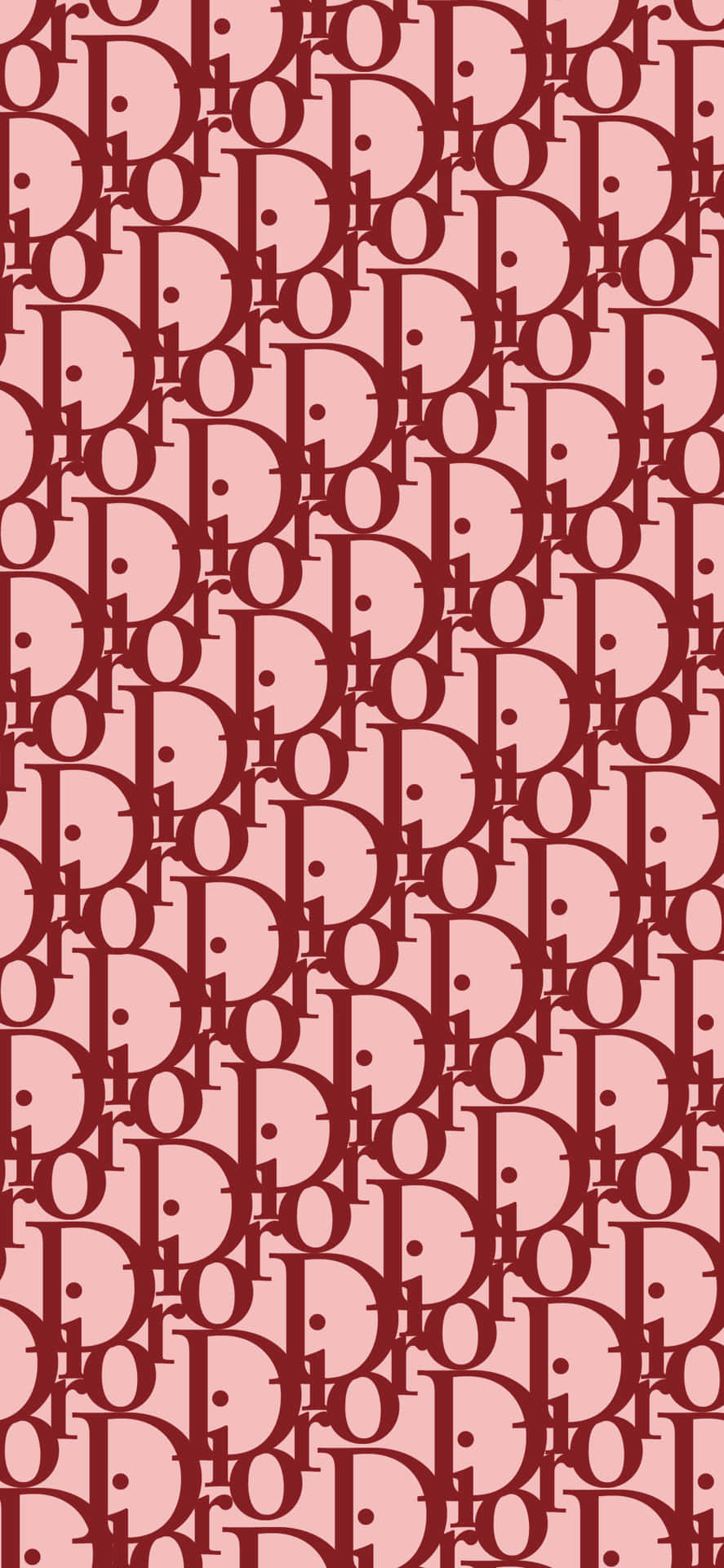 A Pink And Red Pattern With A Large Number Of Letters Background